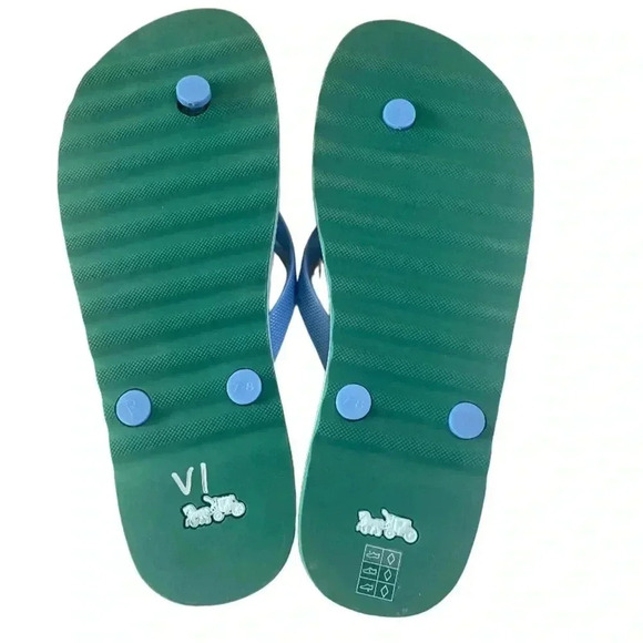 🌸Coach Zak Flip Flop 🩴 With Floral Print 🌼 Sz 8B - Picture 7 of 9